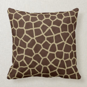 giraffe print cushion