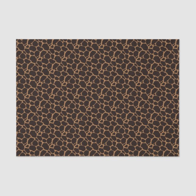 Giraffe Print | Safari Theme Tissue Paper (Front)