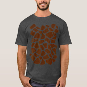 Giraffe Print Simple Halloween Costume Zoo Animal T-Shirt