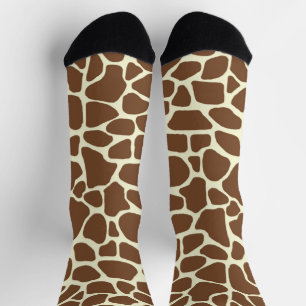 Giraffe print socks