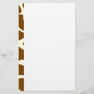 Giraffe Print Stationery