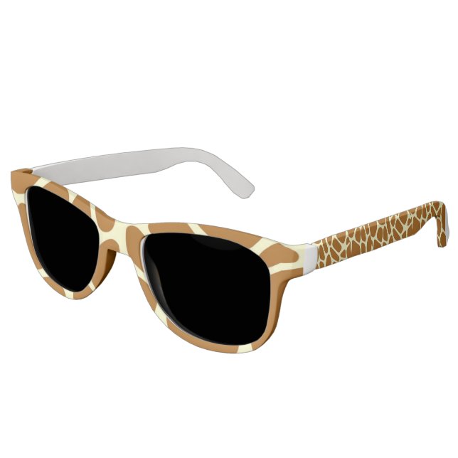 giraffe print sunglasses (Angled)