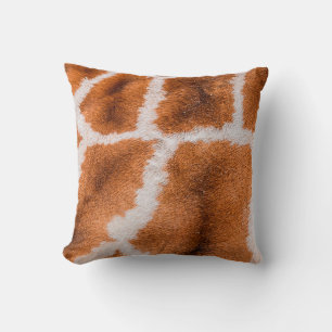 Giraffe print texture cushion
