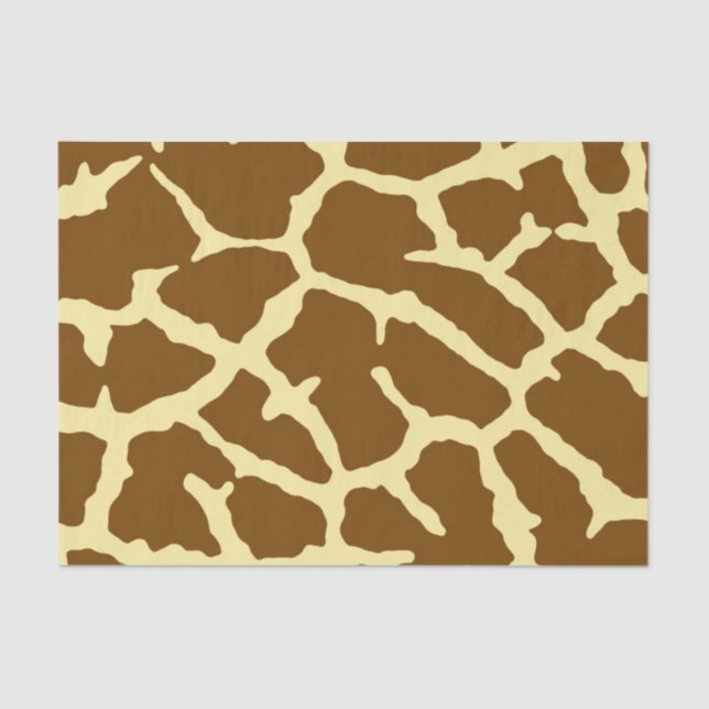Giraffe Print Tissue Paper (Front)