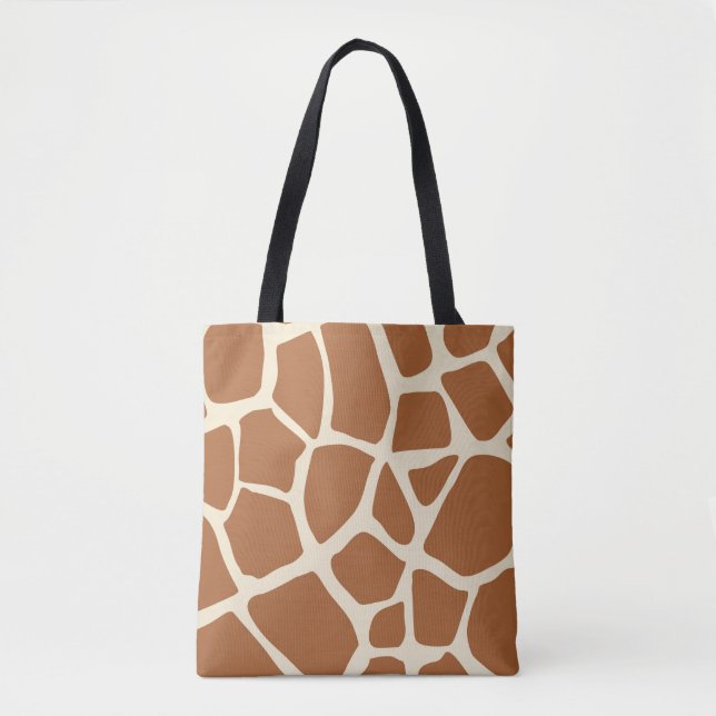 Giraffe Print Tote Bag (Front)