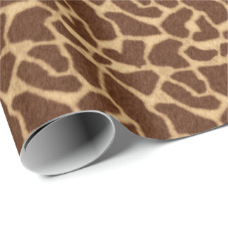 Giraffe Print Wrapping Paper