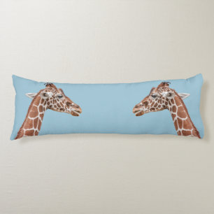 Giraffe profile body cushion