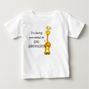 Giraffe Promoted to Big Brother  Infant Tshirt