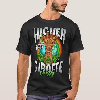 Giraffe Pussy Funny Stoner Weed Classic T-Shirt