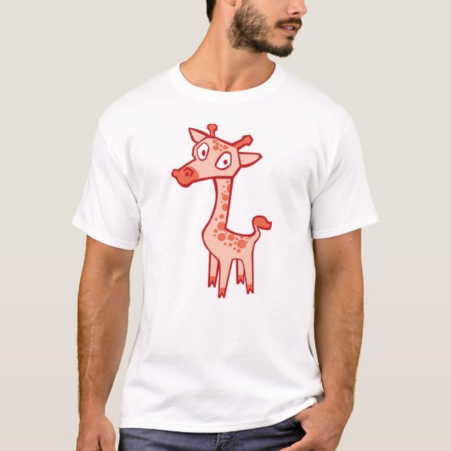 Giraffe - Red T-Shirt (Front)