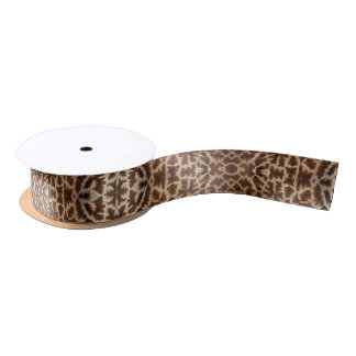 Giraffe Ribbon Satin Ribbon