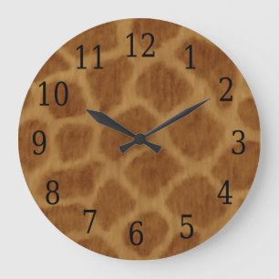 Giraffe Round Clock