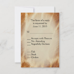 Giraffe RSVP Card