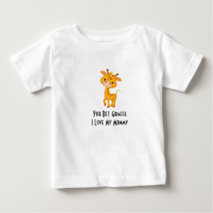 GIRAFFE RUFFLE DRESS BABY T-Shirt