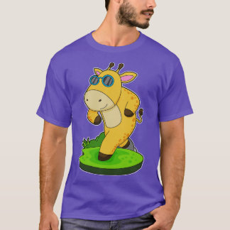 Giraffe Running Glasses T-Shirt
