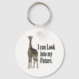 Giraffe Safari Animal Funny  Key Ring