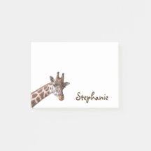 Giraffe Safari Animal Girly Name Kids