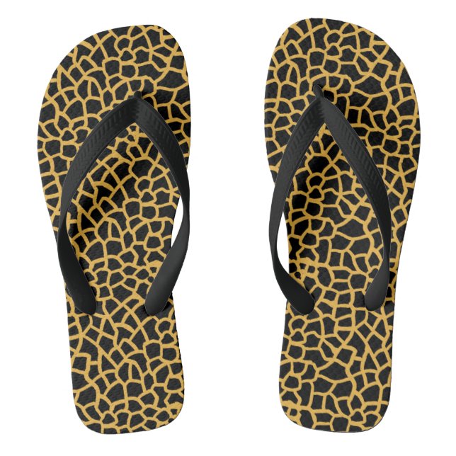 Giraffe Safari Print  Flip Flops (Footbed)