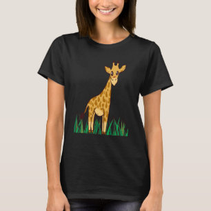 Giraffe Safari Savannah Africa Cute Giraffe Long N T-Shirt