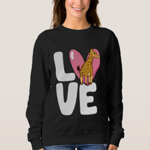 Giraffe Safari Zoo Animal Love Giraffe Sweatshirt