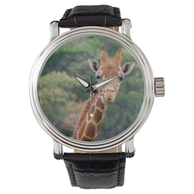 Giraffe Says "Cheese" With a Big Smile Watch (Front)