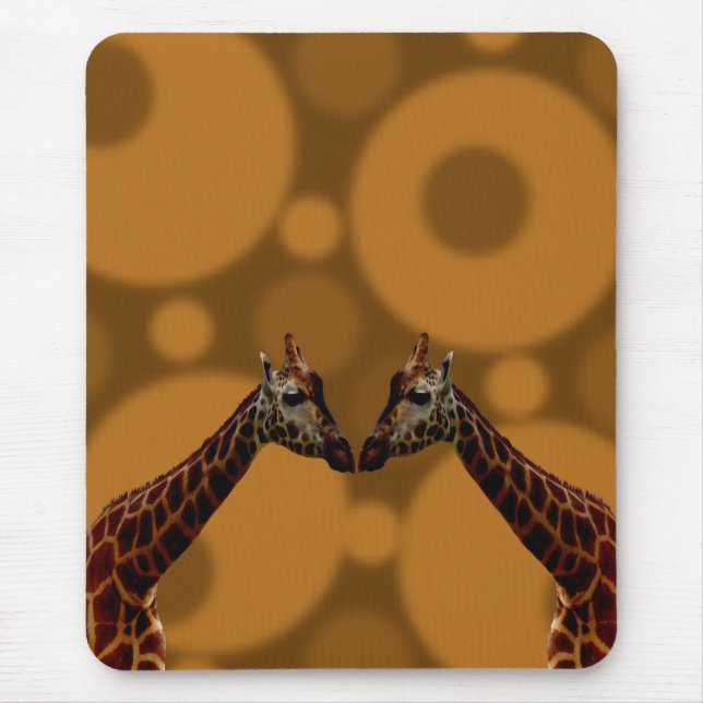 Giraffe Self Reflection,  Mouse Mat (Front)