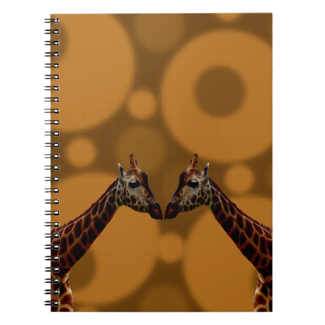 Giraffe Self Reflection,  Notebook (Front)