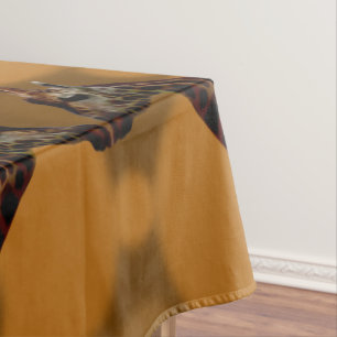 Giraffe Self Reflection,  Tablecloth