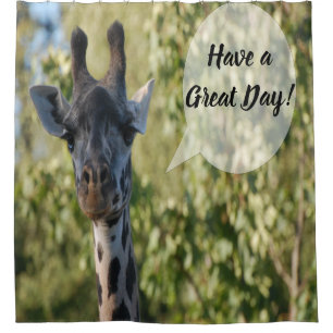 Giraffe Shower Curtain