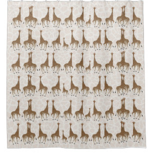 Giraffe Shower Curtain