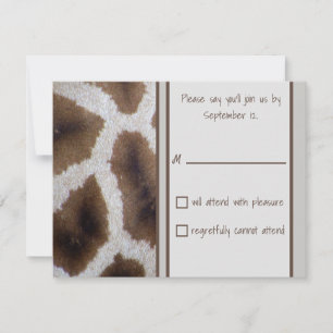 Giraffe Sighting Response Card
