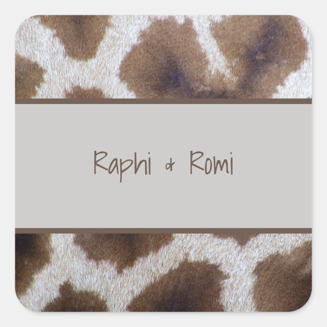 Giraffe Sighting Sticker (Front)