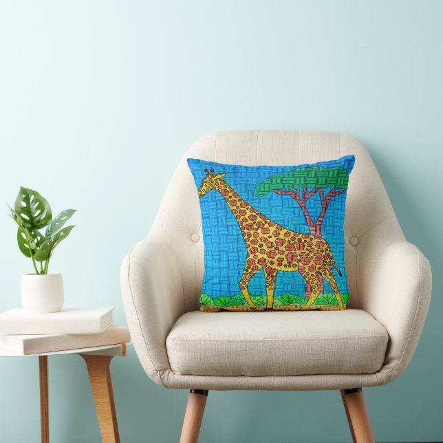 Giraffe (single) - Pillow (Chair)