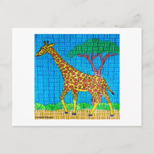 Giraffe (single) - Postcard