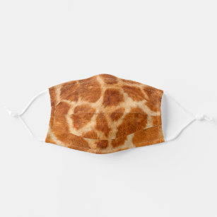 Giraffe Skin Fur Pattern Texture Cloth Face Mask