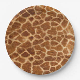 Giraffe Skin Paper Plate