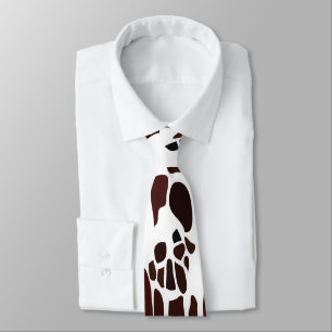 Giraffe Skin Pattern Tie