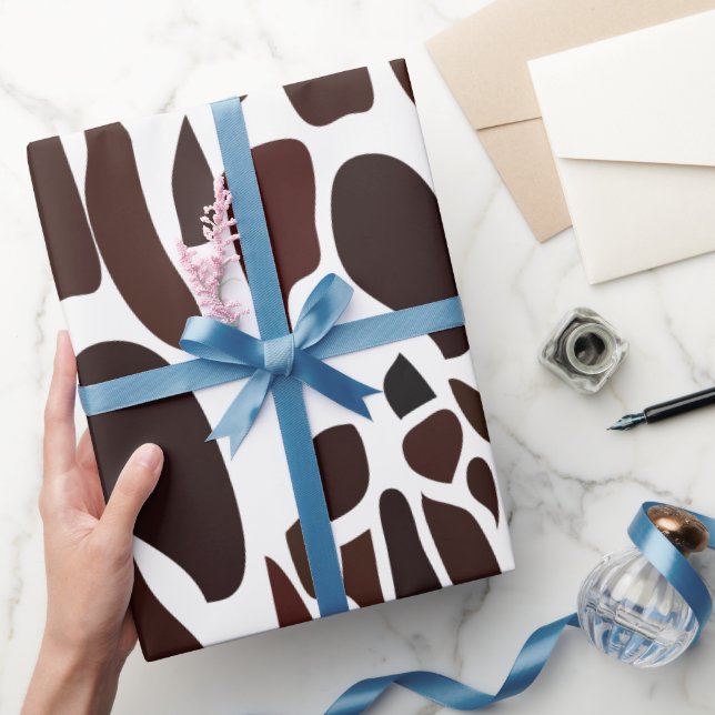 Giraffe Skin Pattern Wrapping Paper (Gifting)