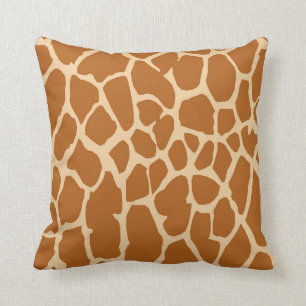 Giraffe Skin Print Throw Pillow