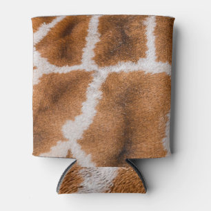 Giraffe Skin: Realistic Animal Texture Can Cooler