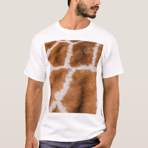 Giraffe Skin: Realistic Animal Texture T-Shirt