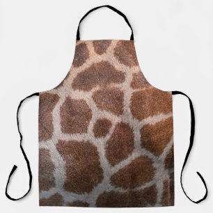Giraffe skin texture apron