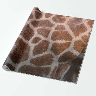 Giraffe skin texture wrapping paper