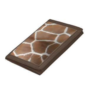 GIRAFFE SKIN TRI-FOLD WALLET