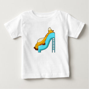Giraffe Slide Baby T-Shirt