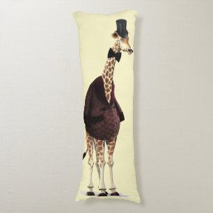 Giraffe Smoking Jacket Body Cushion
