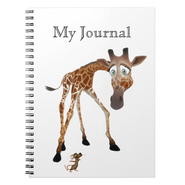 Giraffe Spiral Notebook (Front)