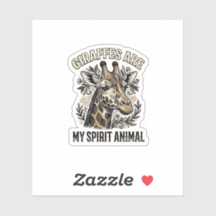 Giraffe Spirit Animal Vintage Engraving Shirt Desi