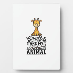 Giraffe Spirit Animal Vintage Engraving Shirt Desi Plaque