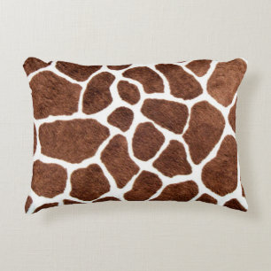 Giraffe spots decorative cushion